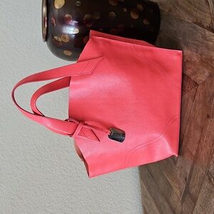 Furla Jucca Small Saffiano Leather Tote Bag 🧡 Beautiful Color